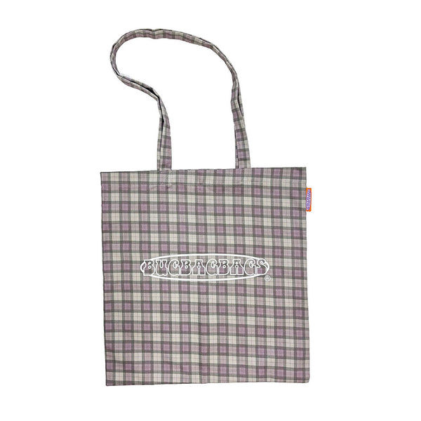 BUGBAGBAGS from SAYHELLO Check Tote Bag