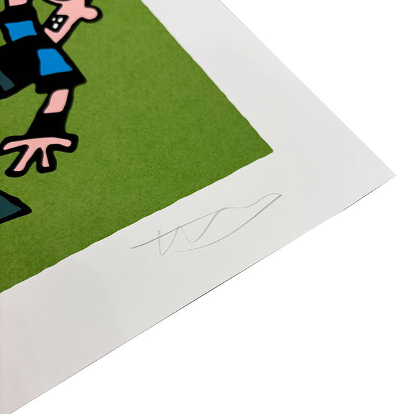 Delicious × Tommy Spencer "FIVE-A-SIDE" Art Poster