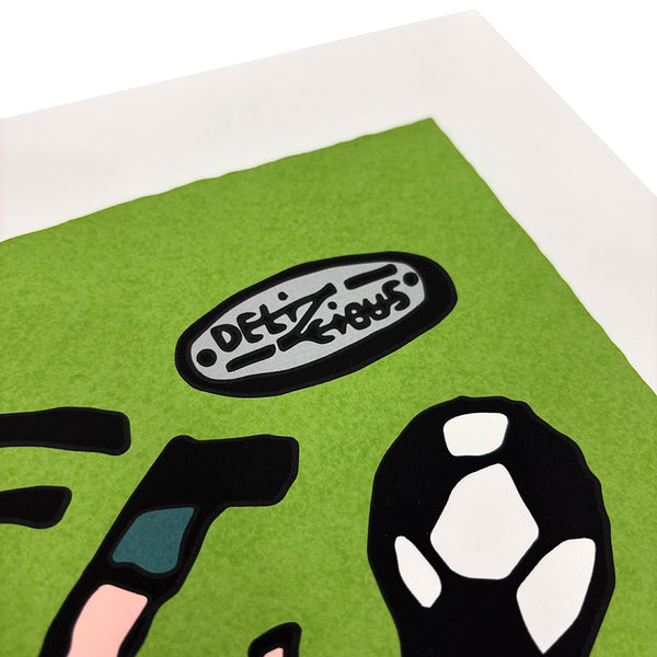 Delicious × Tommy Spencer "FIVE-A-SIDE" Art Poster
