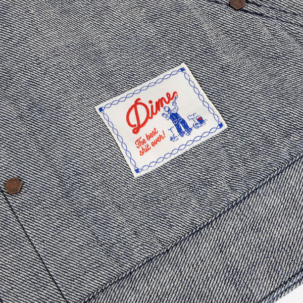 Dime Pleated Denim Jacket