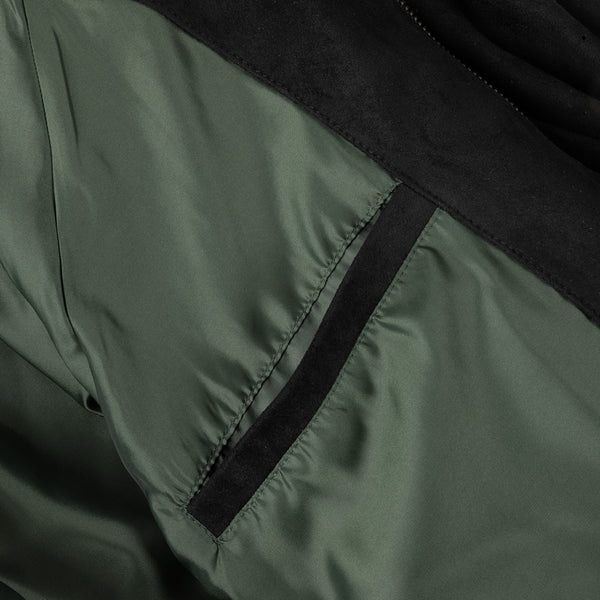 Dime Perforated Faux Suede Jacket