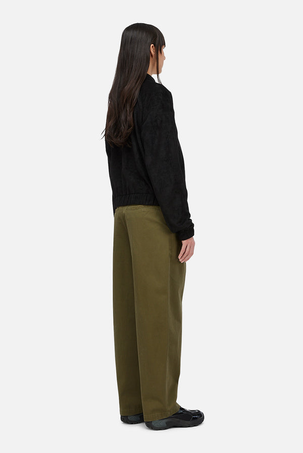 Dime Perforated Faux Suede Jacket