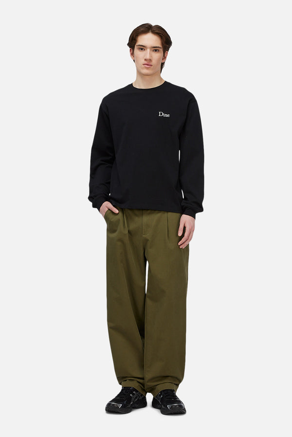 Dime Classic Small Logo L/S Tee
