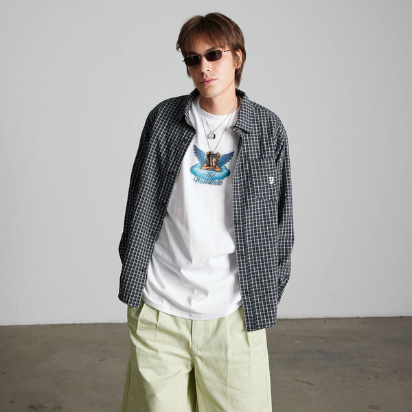 HUF Megablast L/S Woven Top