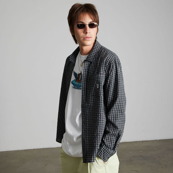 HUF Megablast L/S Woven Top