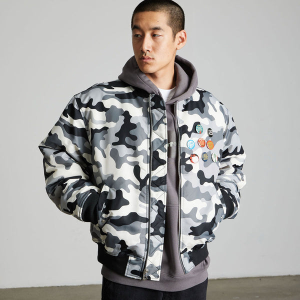 HUF Olympia Camo Flight Jacket