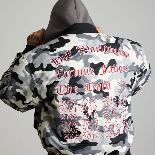 HUF Olympia Camo Flight Jacket