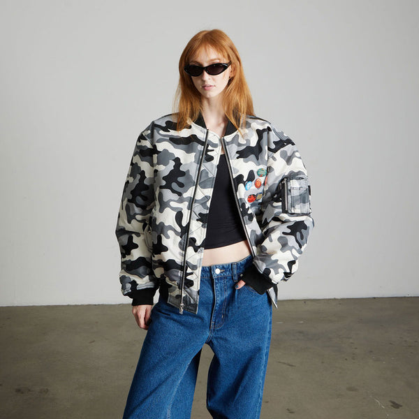 HUF Olympia Camo Flight Jacket
