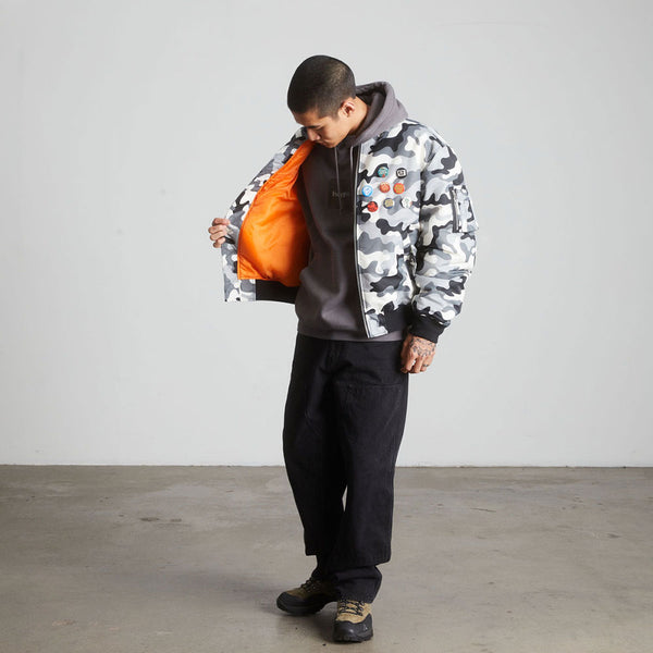 HUF Olympia Camo Flight Jacket