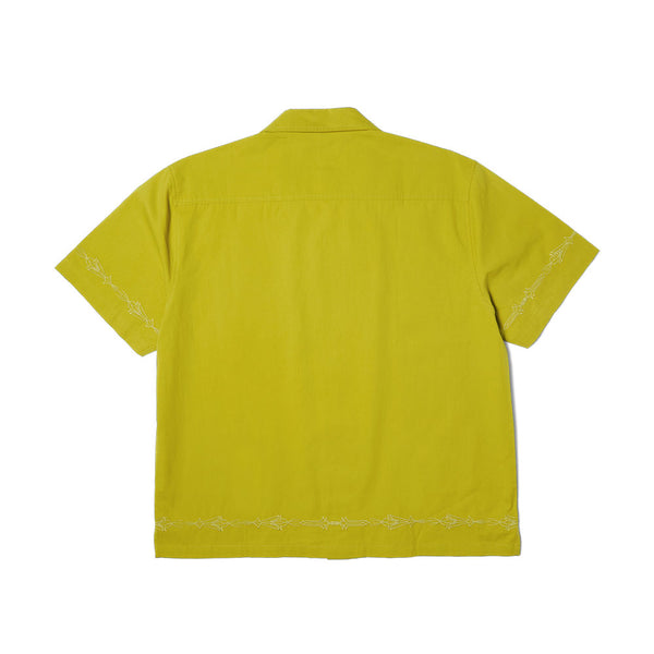 HUF Pinstripe EMB S/S Resort Shirt