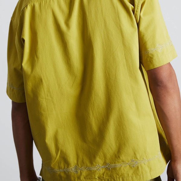 HUF Pinstripe EMB S/S Resort Shirt