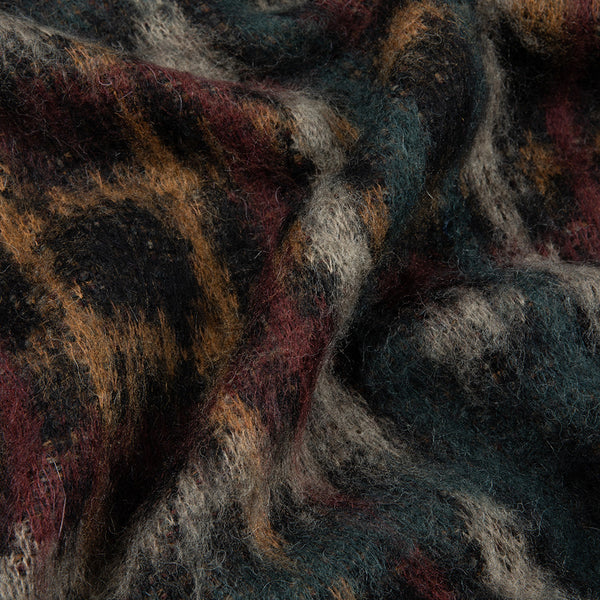 Dime Plaid Mohair Knit