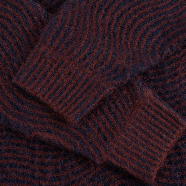 Dime Mohair Wave Knit