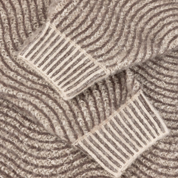 Dime Mohair Wave Knit