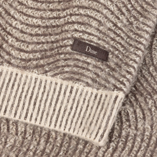 Dime Mohair Wave Knit