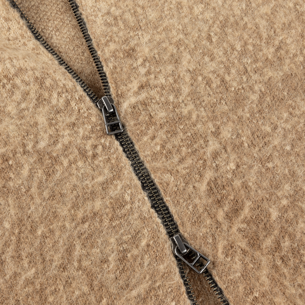 Dime Mohair Double Zip Knit