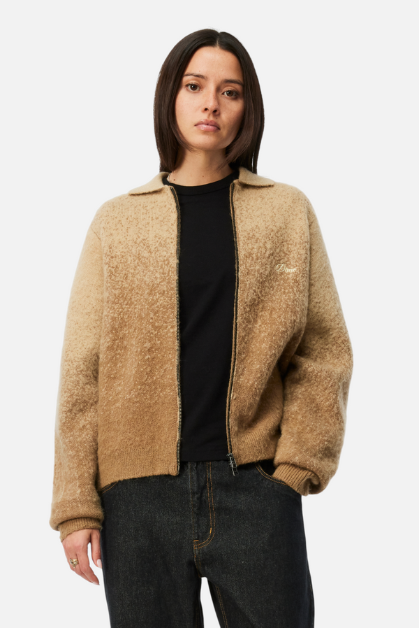 Dime Mohair Double Zip Knit