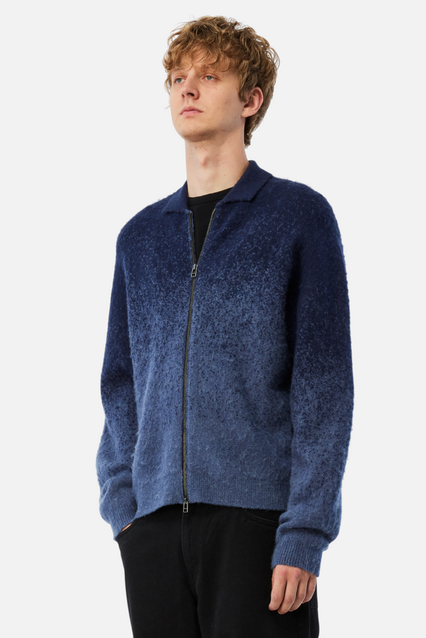 Dime Mohair Double Zip Knit