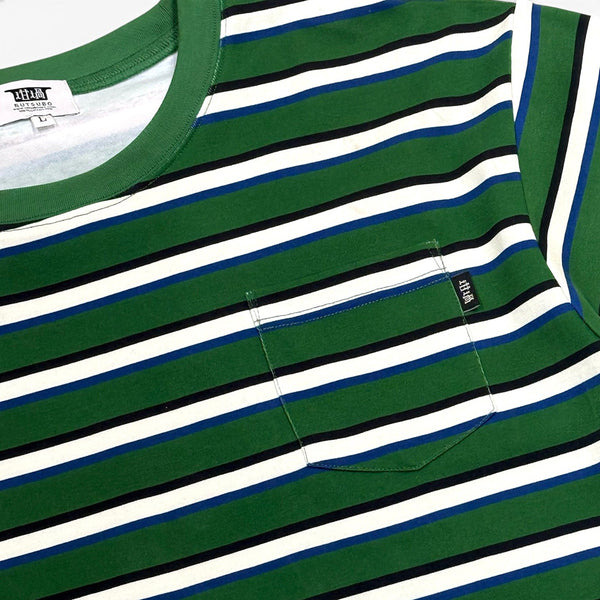 RUTSUBO Classic Multi Border Pocket S/S Tee